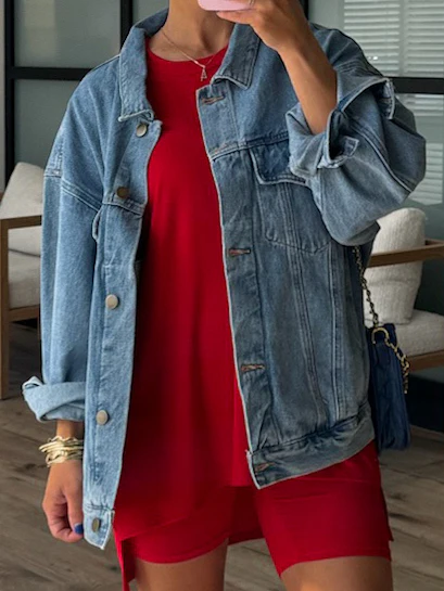 Throw On + Go Denim Jacket - Image 14