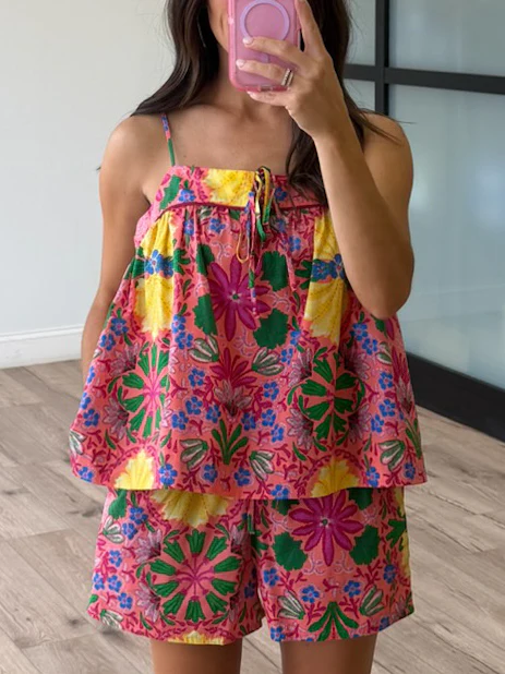 Tropic Voyage Drawstring Shorts - Image 2