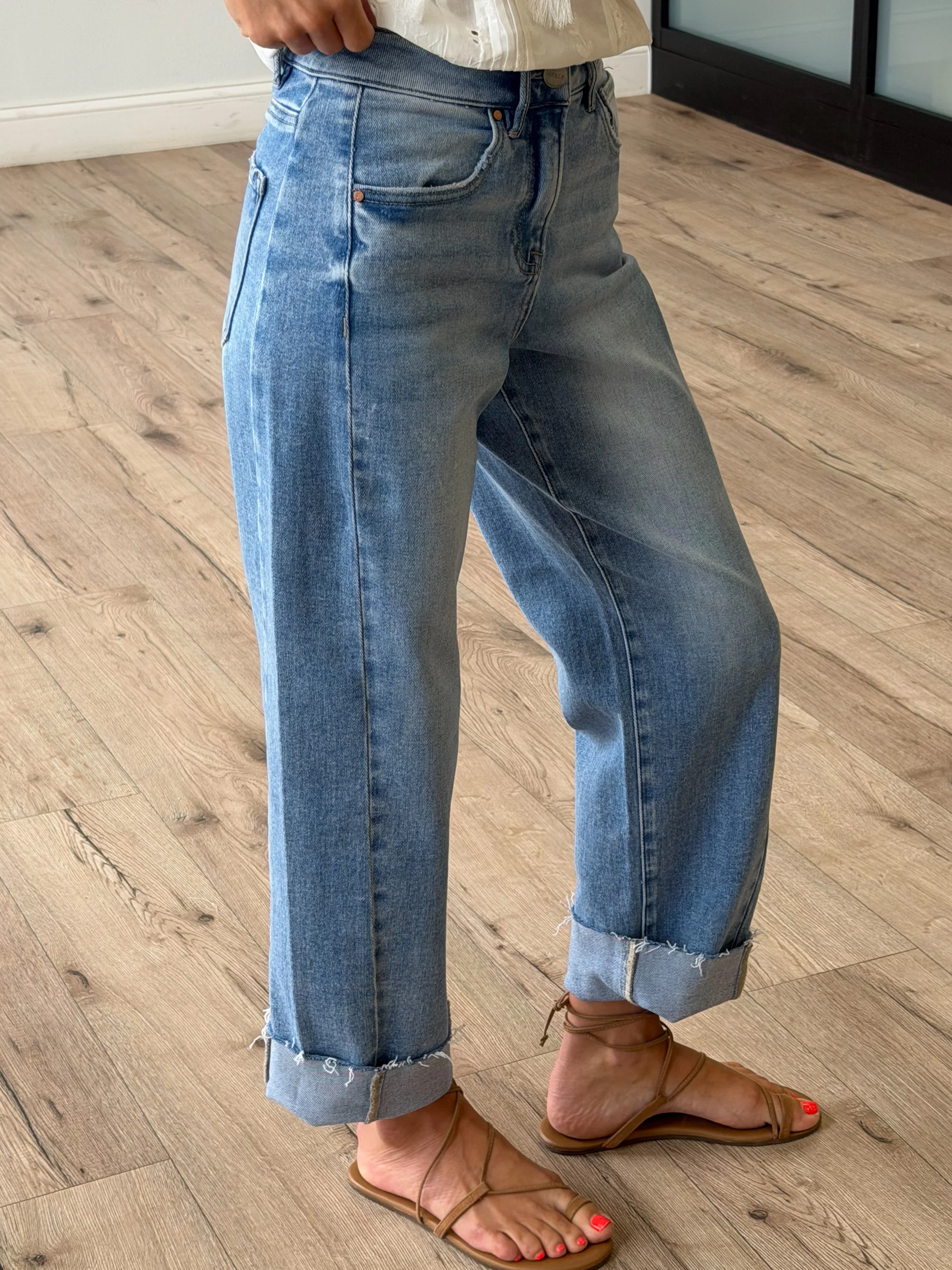 Tyler Barrel Jeans | +Plus Available - Image 2