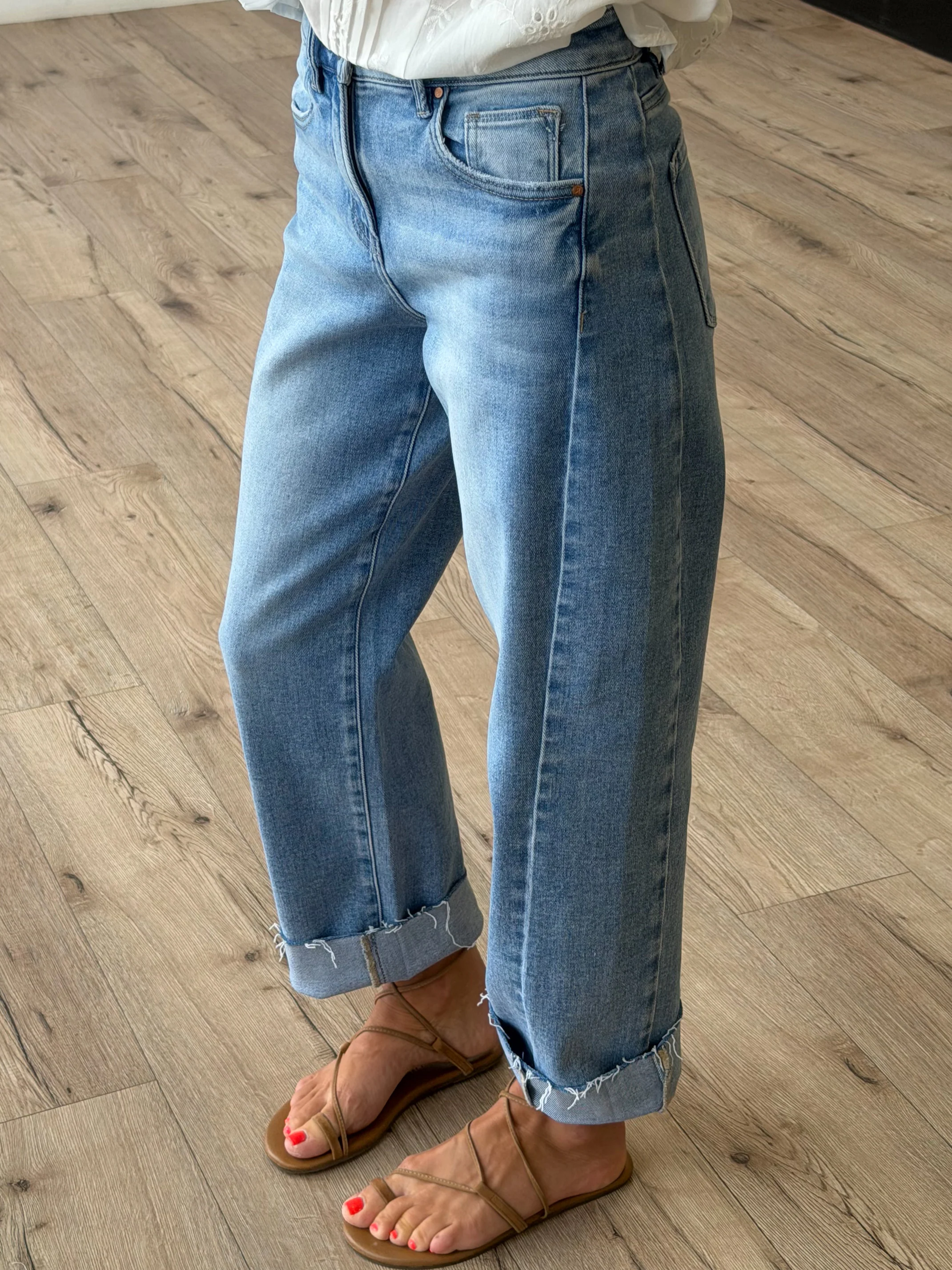 Tyler Barrel Jeans | +Plus Available - Image 4