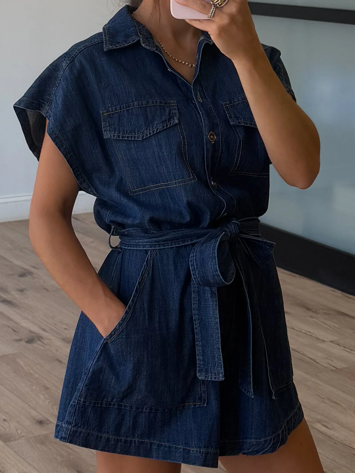 Utility Forge Denim Romper - Image 4