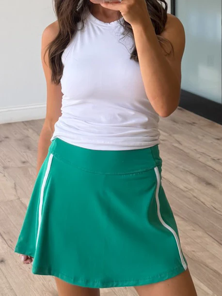 Varsity Stride Butter Soft Skort | Jade - Image 6