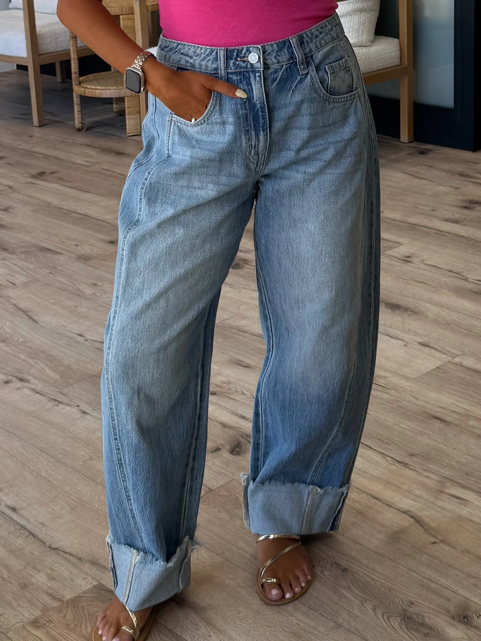Vintage Barrel Jeans - Image 3