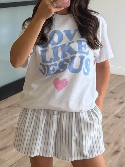 "Love Like Jesus" Graphic Tee - Image 2
